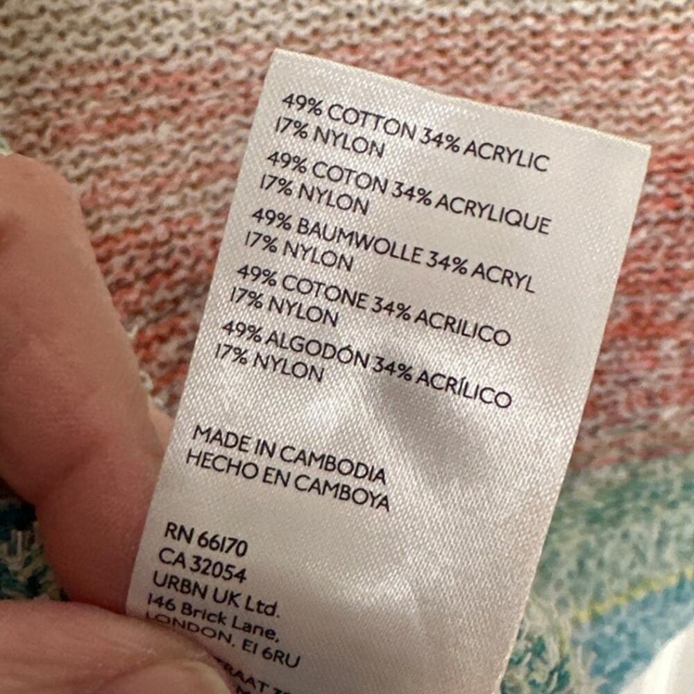 Anthropologie Pilcro Space-Dyed Textured Knit‎ Sweater Tee - Small - Picture 6 of 8